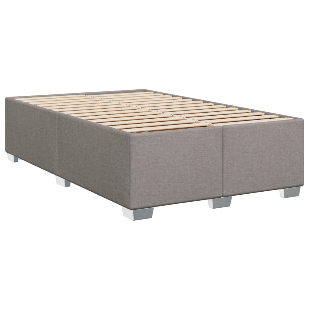 Boxspring met matras stof taupe 90x190 cm Bedden & bedframes | Creëer jouw Trendy Thuis | Gratis bezorgd & Retour | Trendy.nl