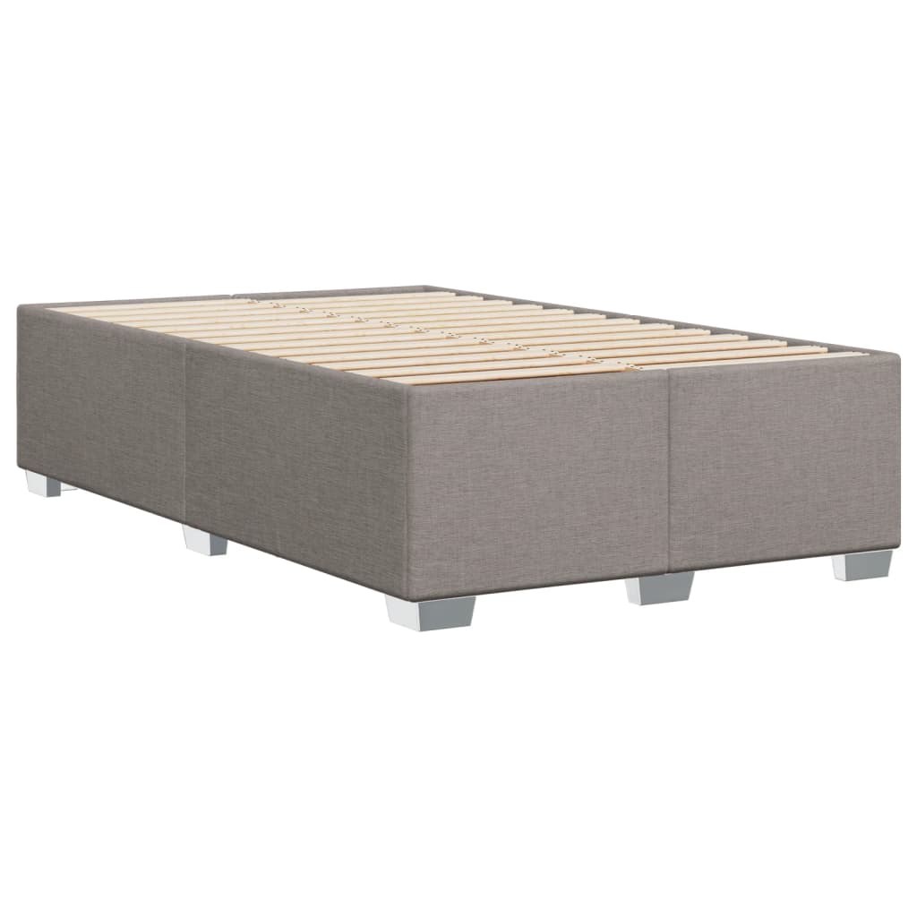 Boxspring met matras stof taupe 120x190 cm Bedden & bedframes | Creëer jouw Trendy Thuis | Gratis bezorgd & Retour | Trendy.nl