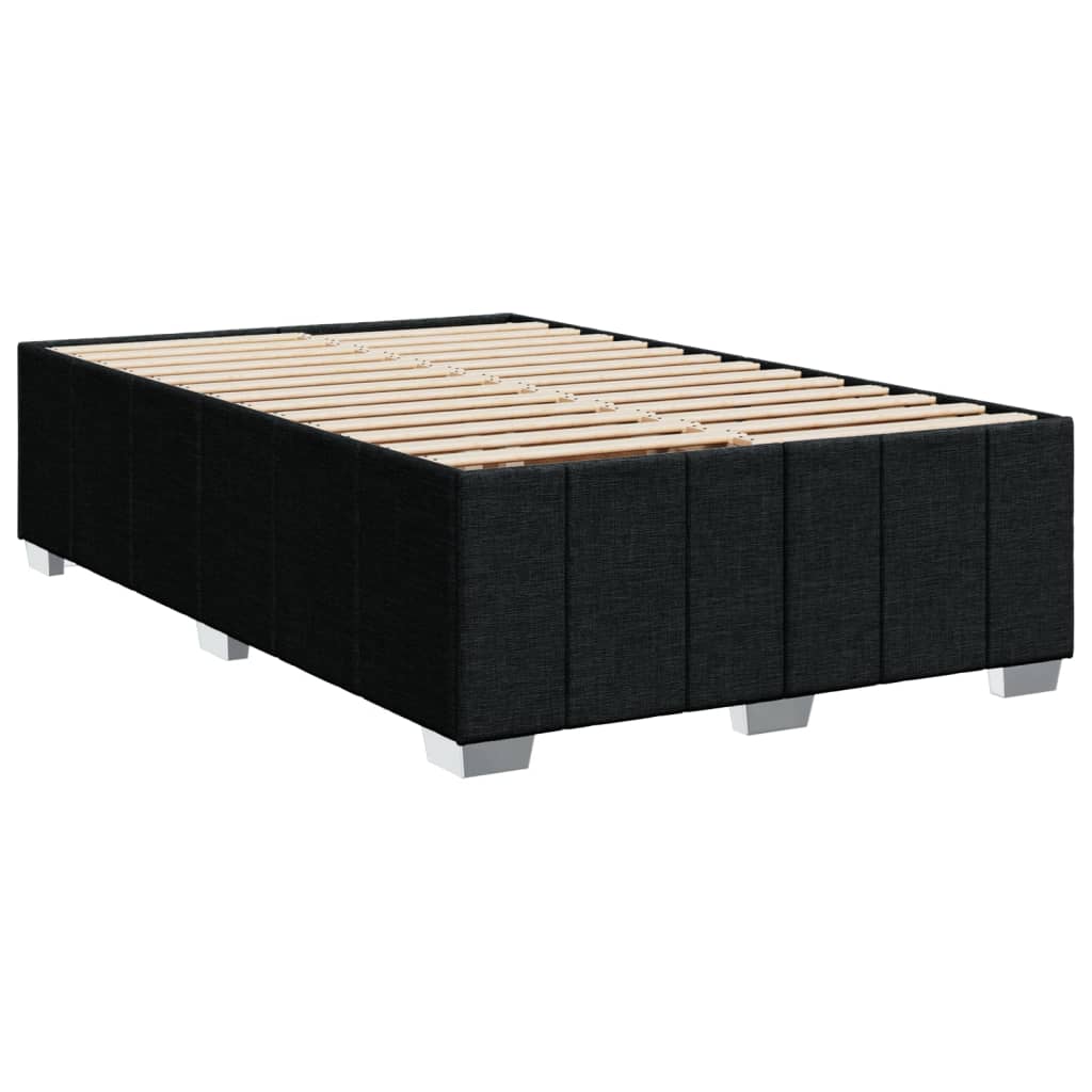 Boxspring met matras stof zwart 120x200 cm Bedden & bedframes | Creëer jouw Trendy Thuis | Gratis bezorgd & Retour | Trendy.nl