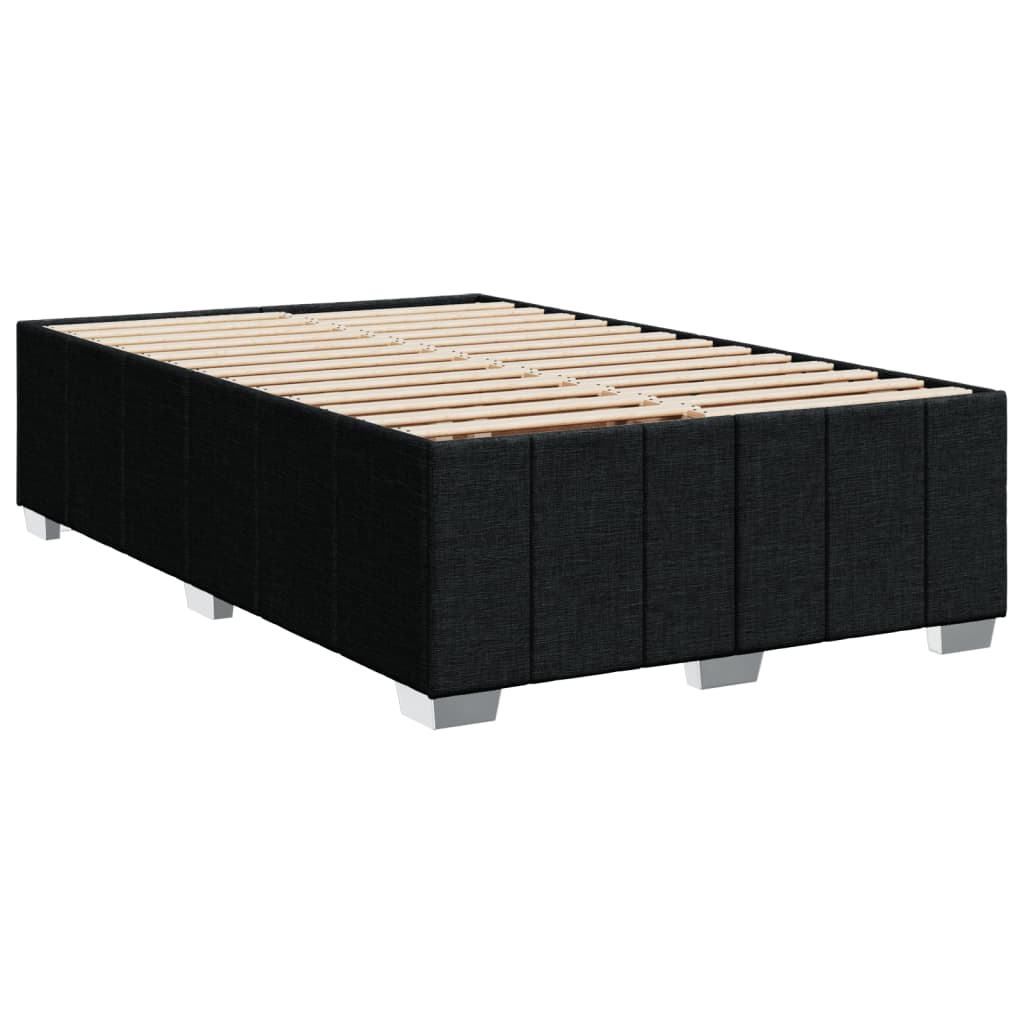 Boxspring met matras stof zwart 120x190 cm Bedden & bedframes | Creëer jouw Trendy Thuis | Gratis bezorgd & Retour | Trendy.nl