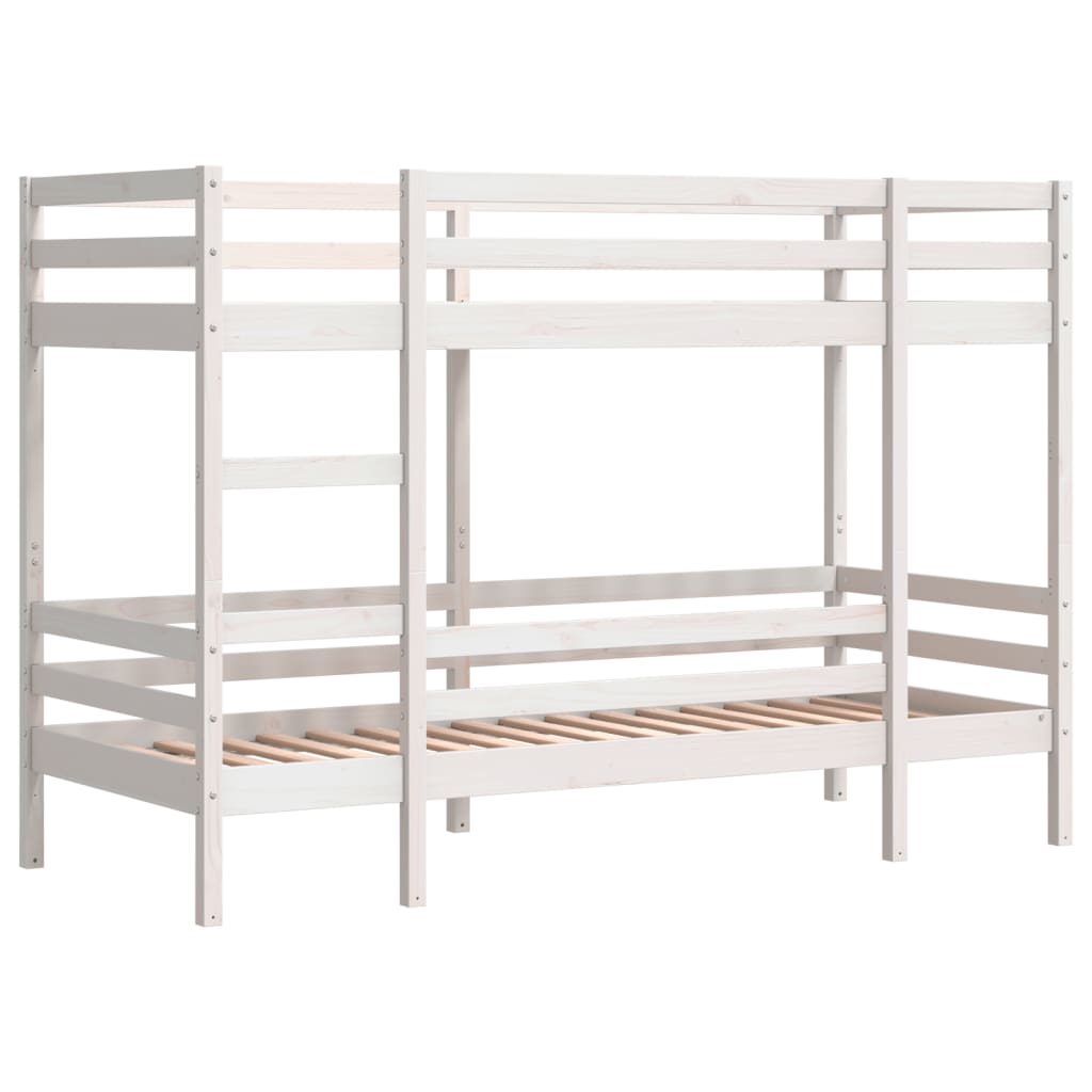 Stapelbed massief grenenhout wit 90x200 cm Bedden & bedframes | Creëer jouw Trendy Thuis | Gratis bezorgd & Retour | Trendy.nl