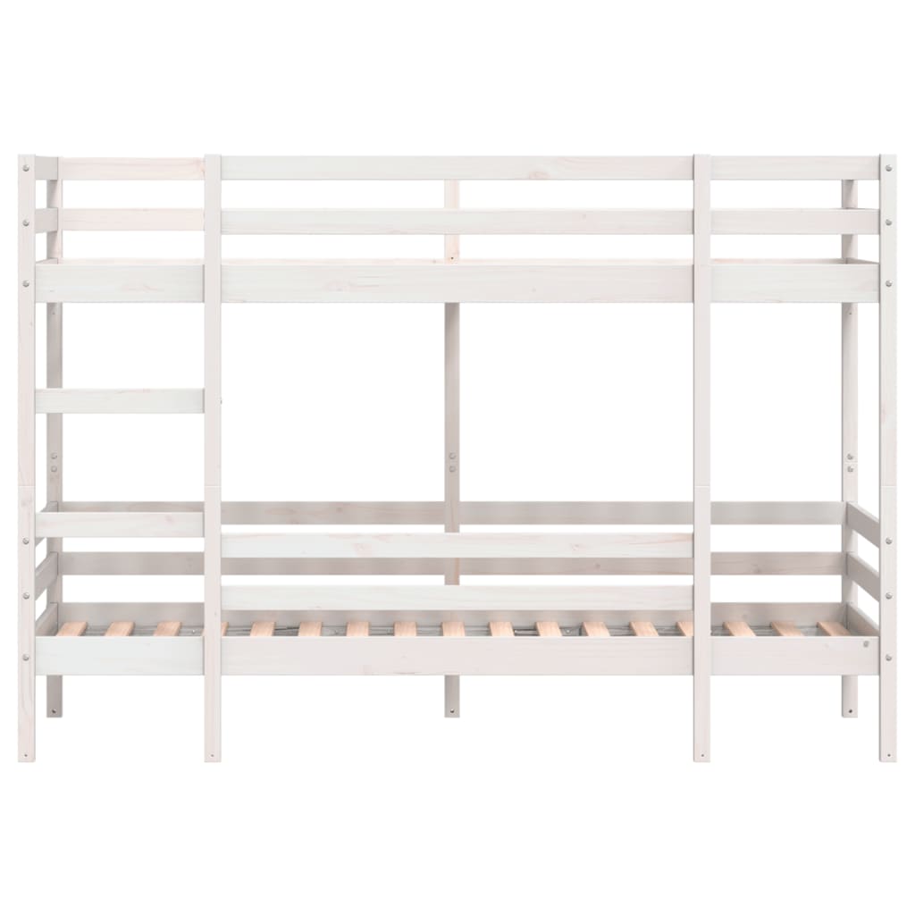 Stapelbed massief grenenhout wit 90x200 cm Bedden & bedframes | Creëer jouw Trendy Thuis | Gratis bezorgd & Retour | Trendy.nl