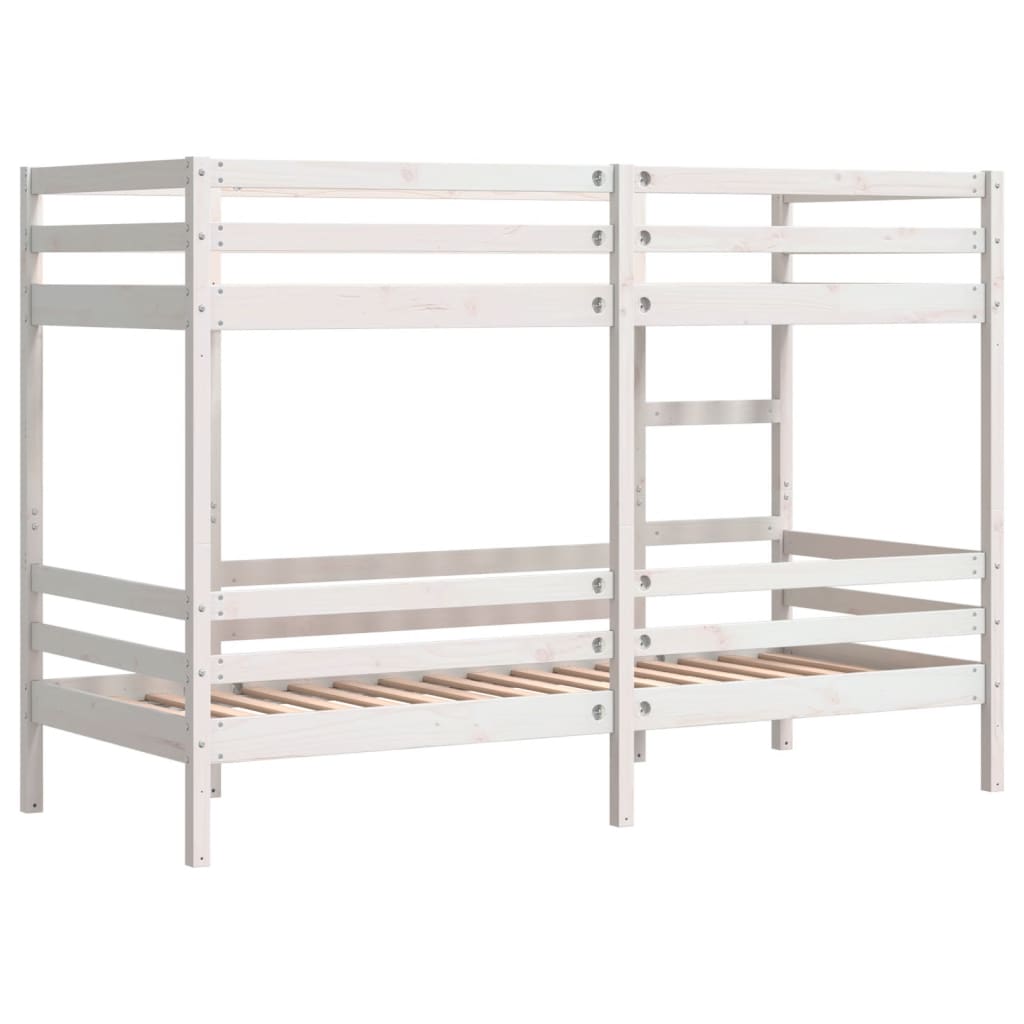 Stapelbed massief grenenhout wit 90x200 cm Bedden & bedframes | Creëer jouw Trendy Thuis | Gratis bezorgd & Retour | Trendy.nl