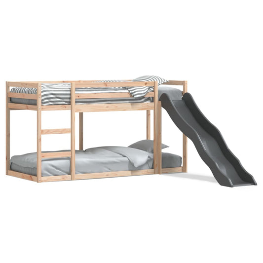 Stapelbed met glijbaan en ladder massief grenenhout 80x200 cm Bedden & bedframes | Creëer jouw Trendy Thuis | Gratis bezorgd & Retour | Trendy.nl