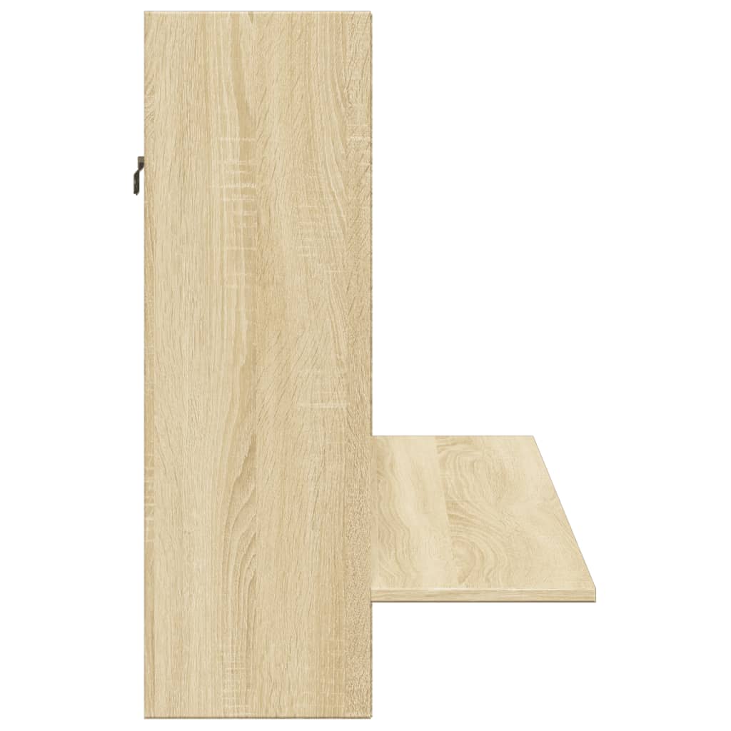 Wandbureau 105x48x75 cm bewerkt hout sonoma eikenkleurig Bureaus | Creëer jouw Trendy Thuis | Gratis bezorgd & Retour | Trendy.nl