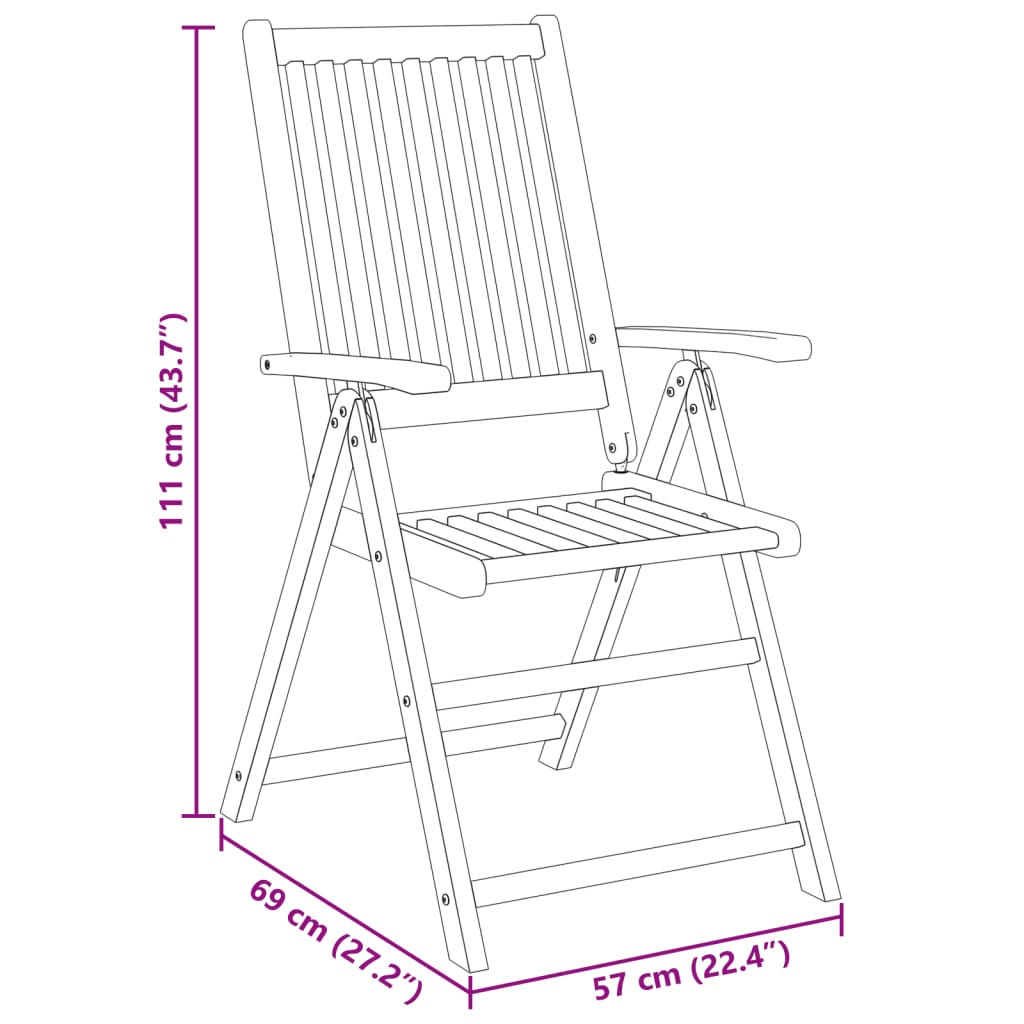 3-delige Tuinset massief acaciahout Tuinsets | Creëer jouw Trendy Thuis | Gratis bezorgd & Retour | Trendy.nl