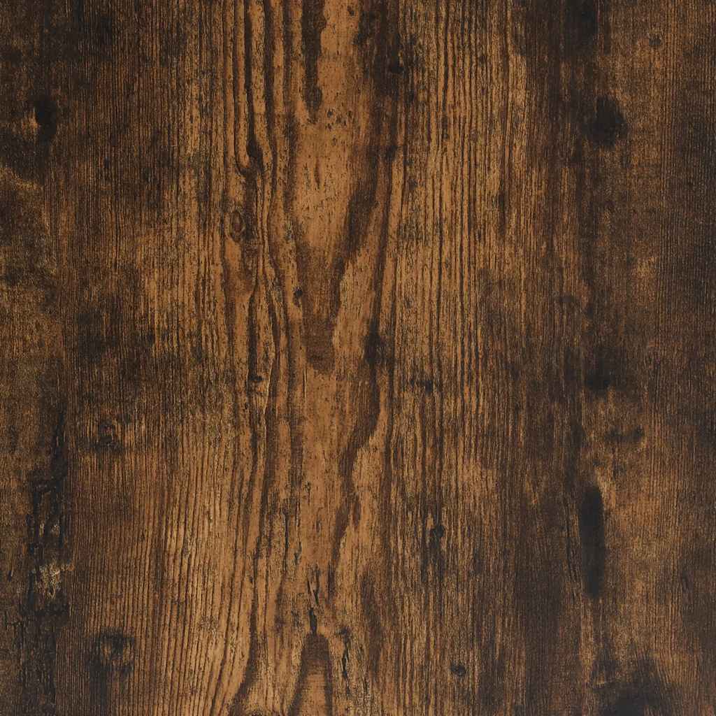 Ladekast 70x41x56 cm bewerkt hout gerookt eikenkleurig