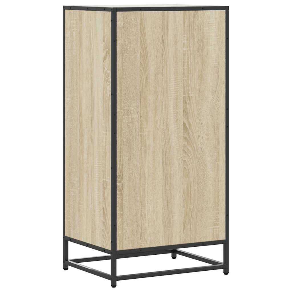 Schoenenrek 48x38x97,5 cm bewerkt hout sonoma eikenkleurig