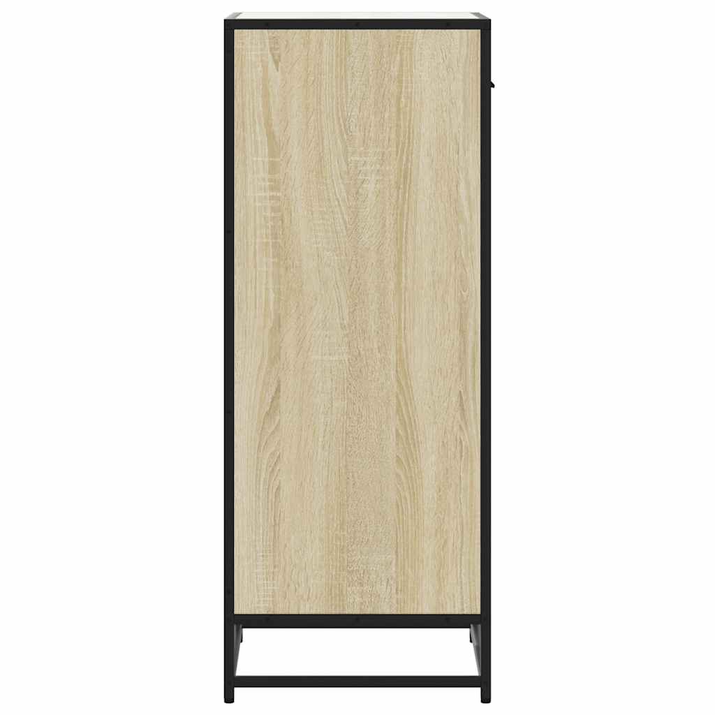 Schoenenrek 48x38x97,5 cm bewerkt hout sonoma eikenkleurig