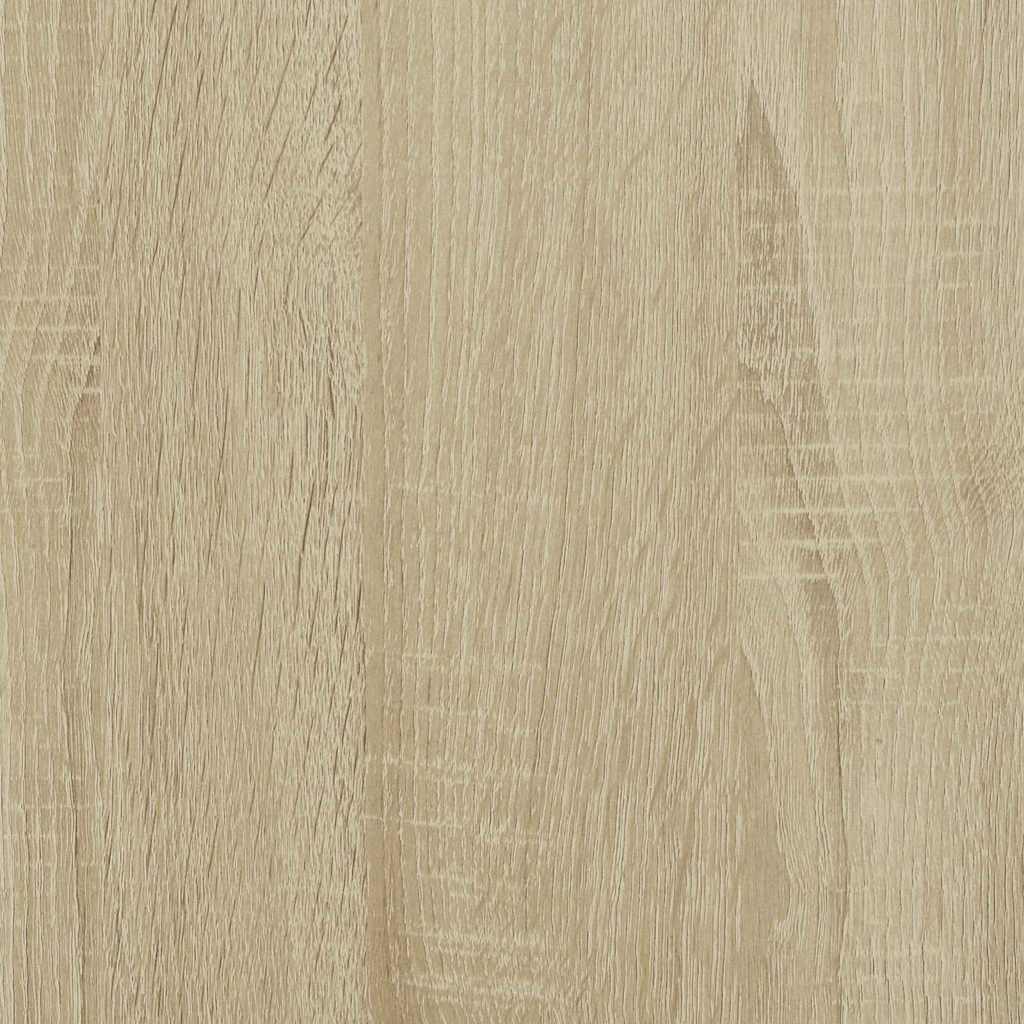 Schoenenbank 100x40x53,5 cm bewerkt hout en metaal sonoma eiken