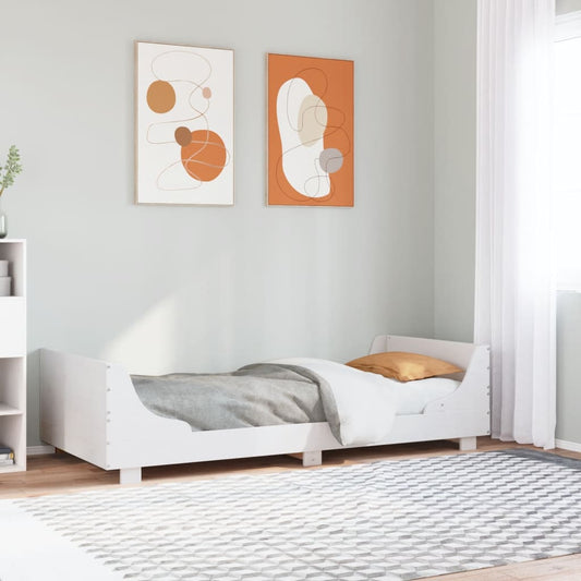 Bedframe zonder matras massief grenenhout wit 90x200 cm Bedden & bedframes | Creëer jouw Trendy Thuis | Gratis bezorgd & Retour | Trendy.nl