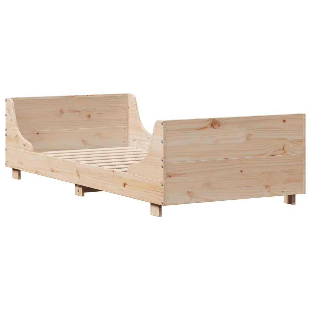 Bedframe zonder matras massief grenenhout 90x190 cm Bedden & bedframes | Creëer jouw Trendy Thuis | Gratis bezorgd & Retour | Trendy.nl