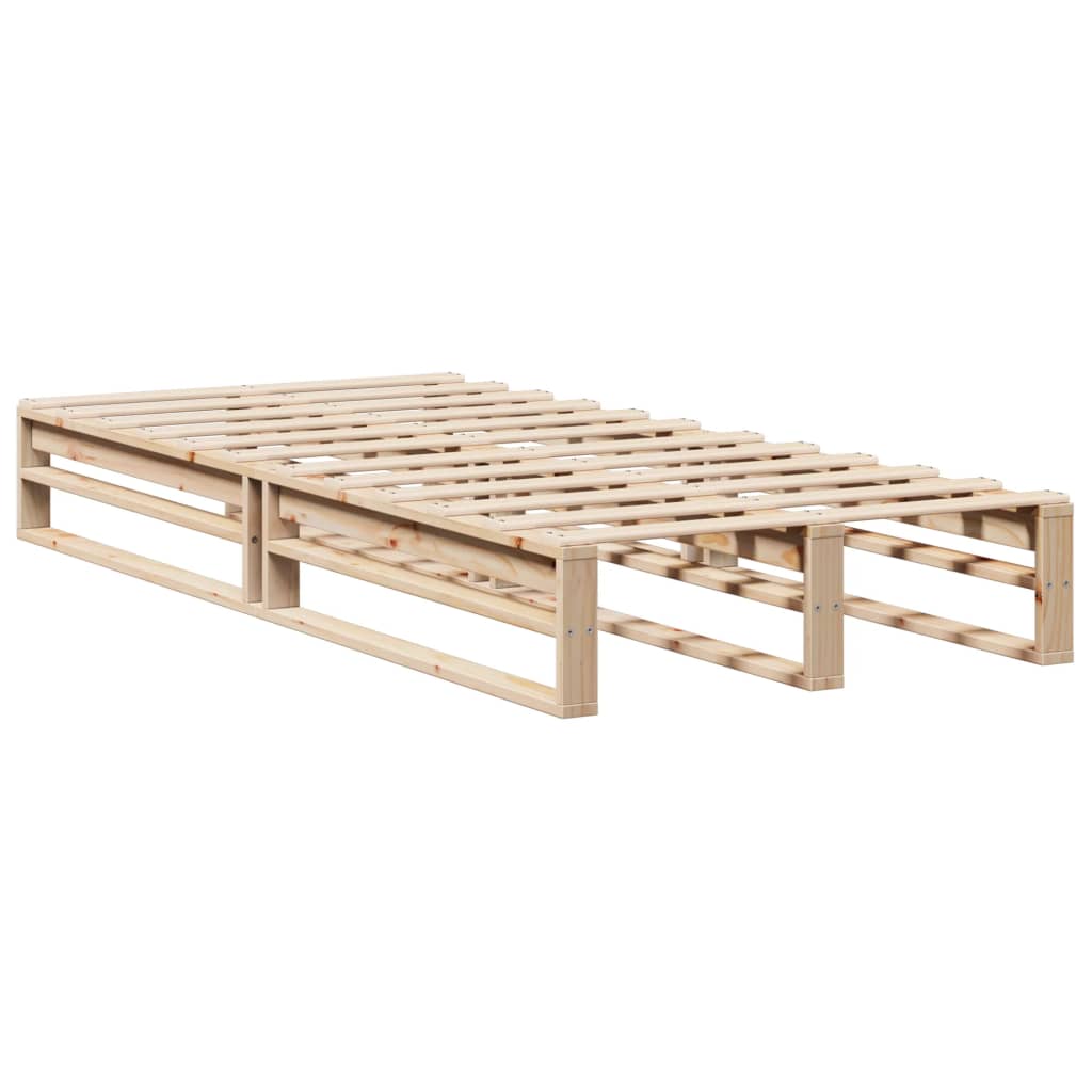 Bedframe zonder matras massief grenenhout 100x200 cm Bedden & bedframes | Creëer jouw Trendy Thuis | Gratis bezorgd & Retour | Trendy.nl