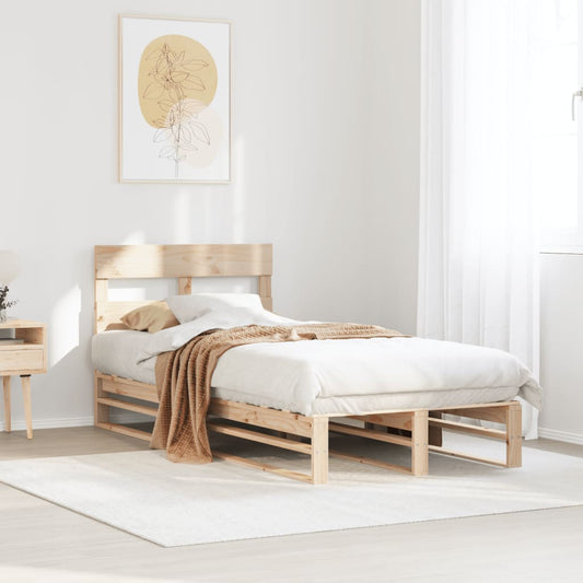 Bedframe zonder matras massief grenenhout 100x200 cm Bedden & bedframes | Creëer jouw Trendy Thuis | Gratis bezorgd & Retour | Trendy.nl