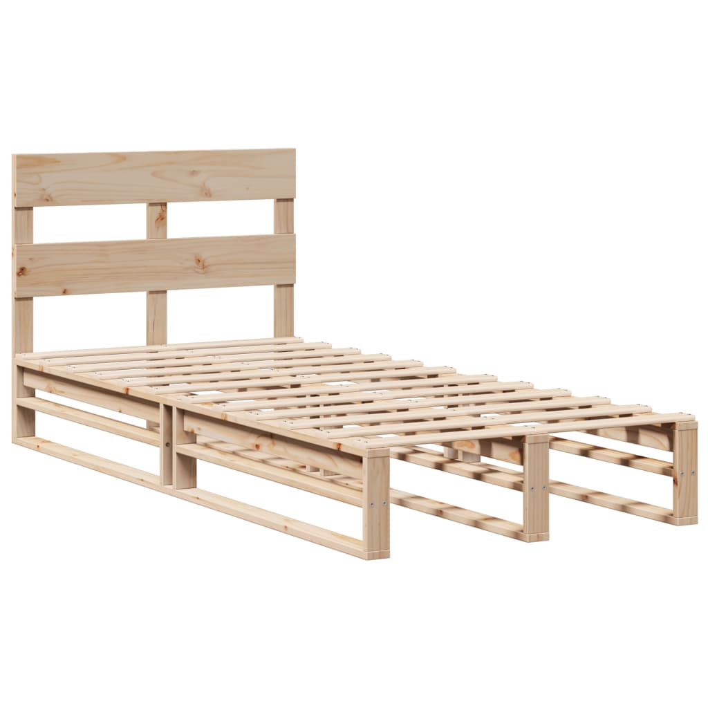 Bedframe zonder matras massief grenenhout 90x190 cm Bedden & bedframes | Creëer jouw Trendy Thuis | Gratis bezorgd & Retour | Trendy.nl