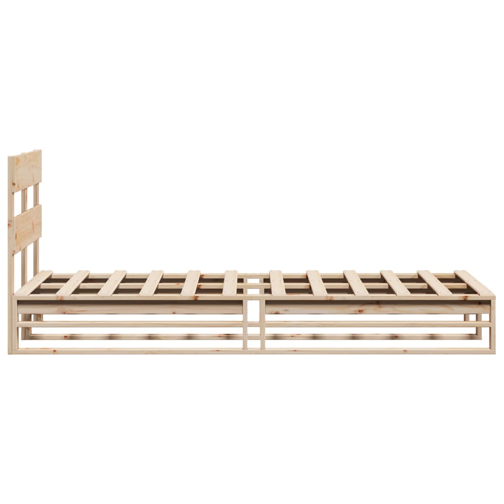 Bedframe zonder matras massief grenenhout 90x190 cm Bedden & bedframes | Creëer jouw Trendy Thuis | Gratis bezorgd & Retour | Trendy.nl