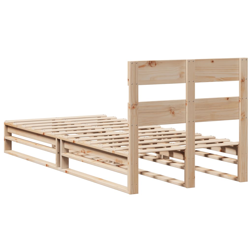 Bedframe zonder matras massief grenenhout 90x190 cm Bedden & bedframes | Creëer jouw Trendy Thuis | Gratis bezorgd & Retour | Trendy.nl