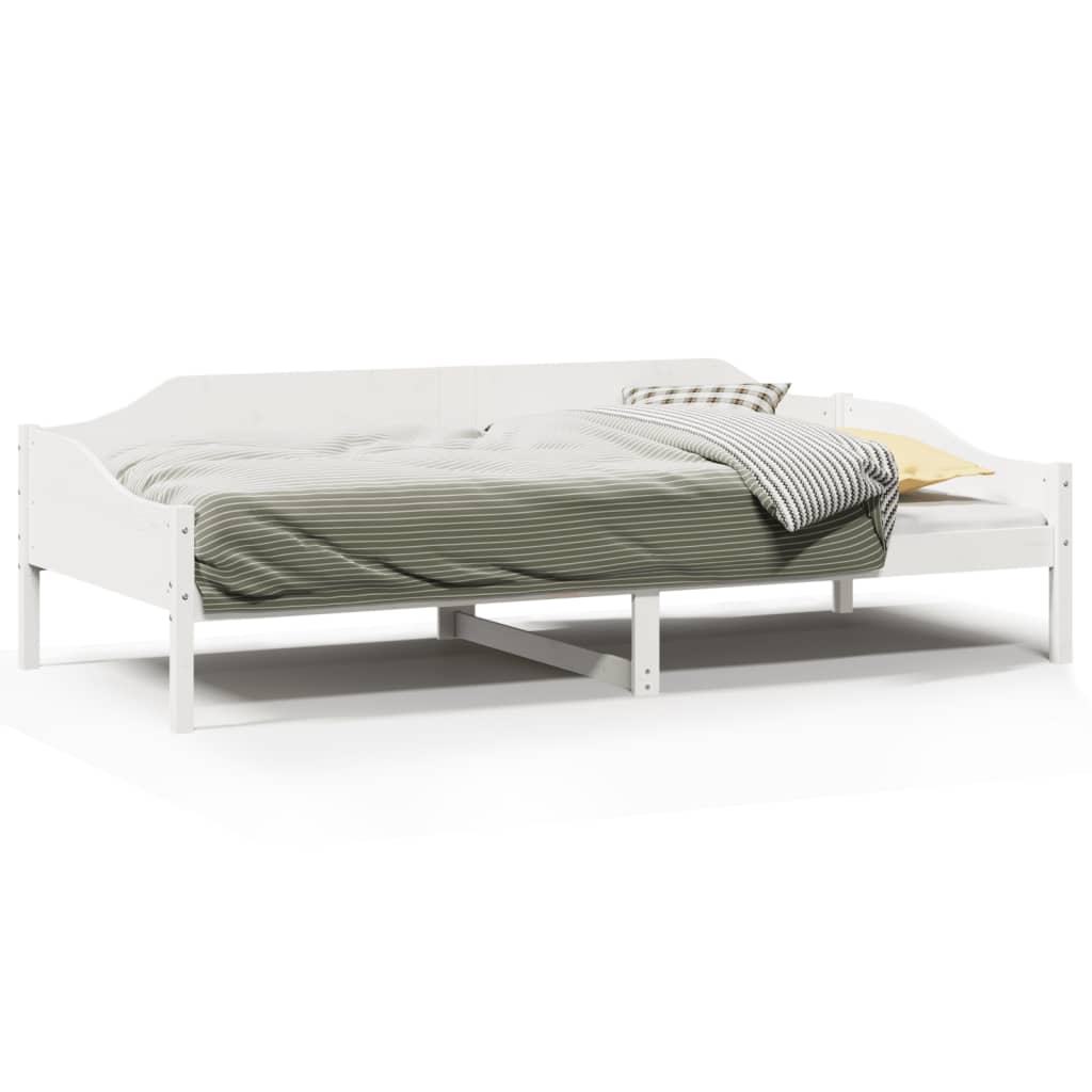 Bedframe zonder matras massief grenenhout wit 90x190 cm Bedden & bedframes | Creëer jouw Trendy Thuis | Gratis bezorgd & Retour | Trendy.nl