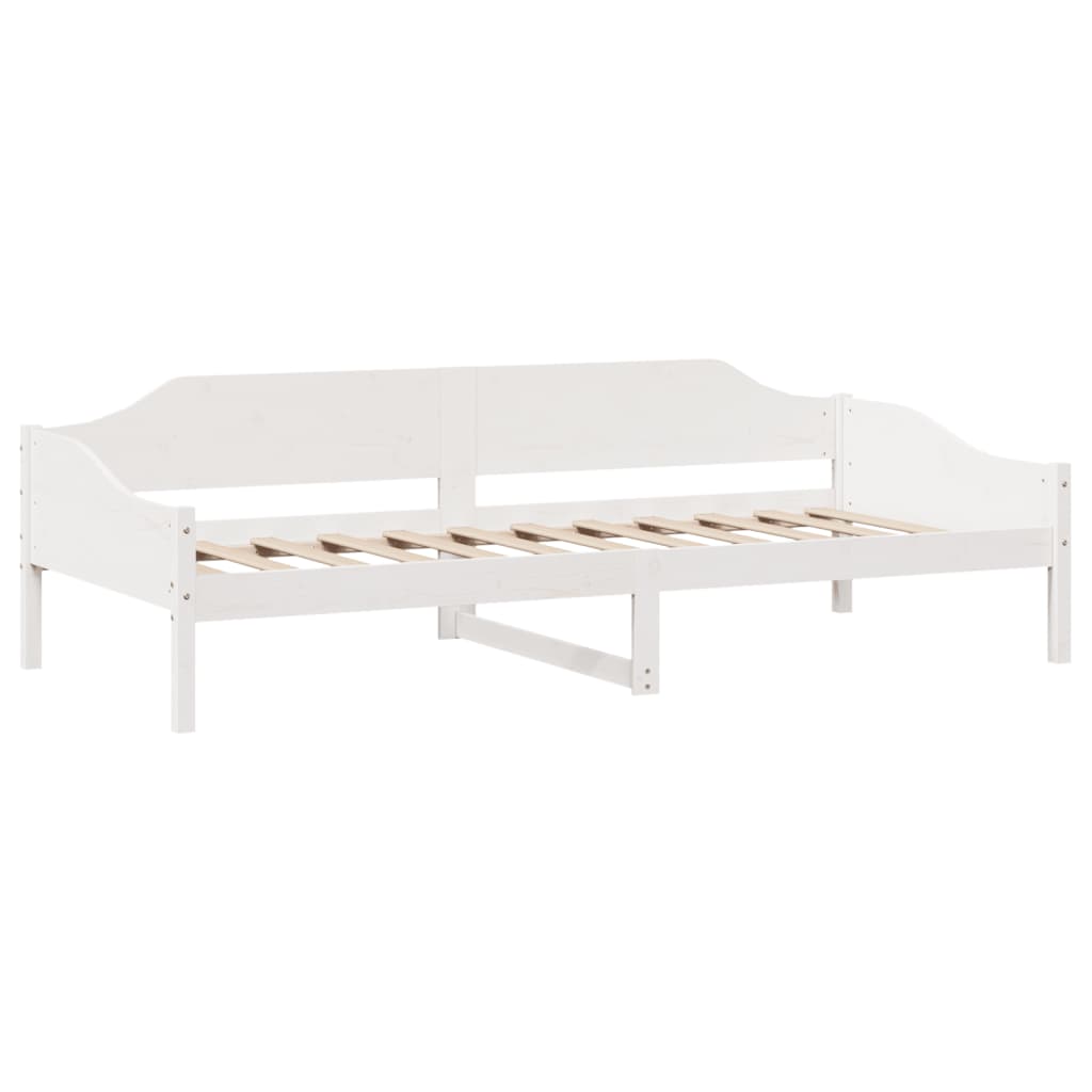 Bedframe zonder matras massief grenenhout wit 90x190 cm Bedden & bedframes | Creëer jouw Trendy Thuis | Gratis bezorgd & Retour | Trendy.nl