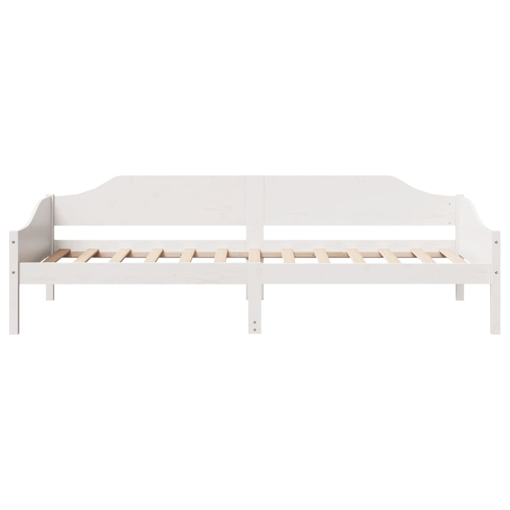 Bedframe zonder matras massief grenenhout wit 90x190 cm Bedden & bedframes | Creëer jouw Trendy Thuis | Gratis bezorgd & Retour | Trendy.nl