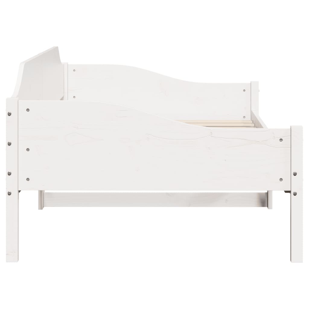 Bedframe zonder matras massief grenenhout wit 90x190 cm Bedden & bedframes | Creëer jouw Trendy Thuis | Gratis bezorgd & Retour | Trendy.nl