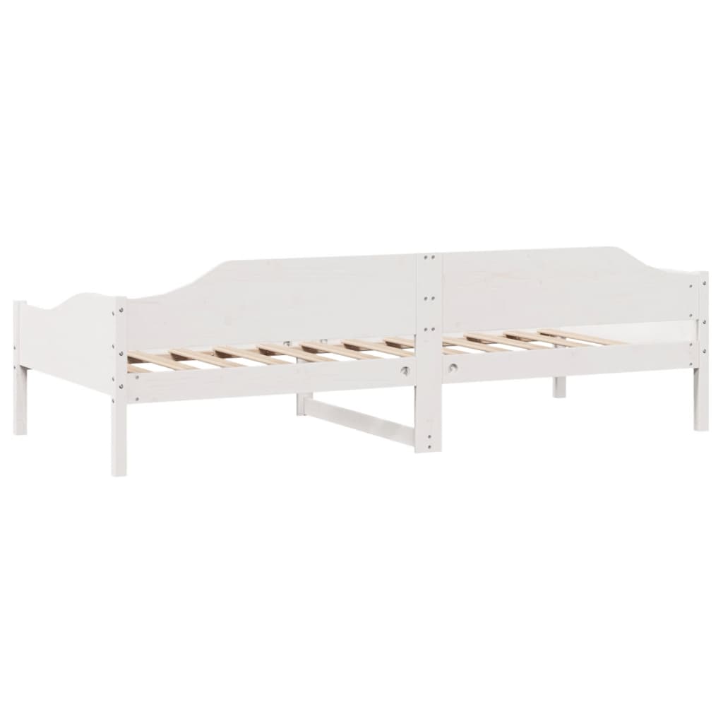 Bedframe zonder matras massief grenenhout wit 90x190 cm Bedden & bedframes | Creëer jouw Trendy Thuis | Gratis bezorgd & Retour | Trendy.nl