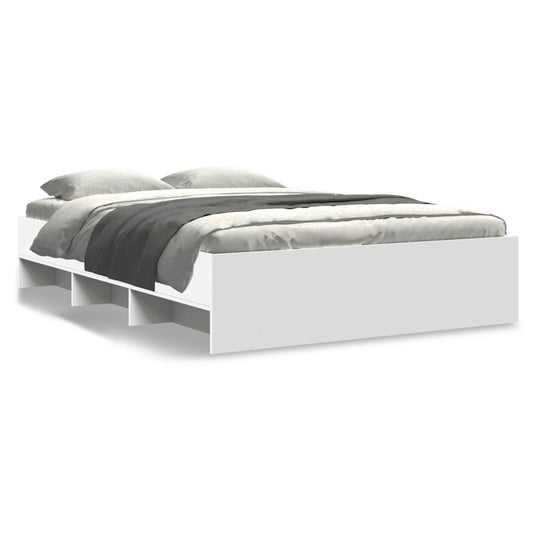 Bedframe massief hout wit 120x200 cm Bedden & bedframes | Creëer jouw Trendy Thuis | Gratis bezorgd & Retour | Trendy.nl