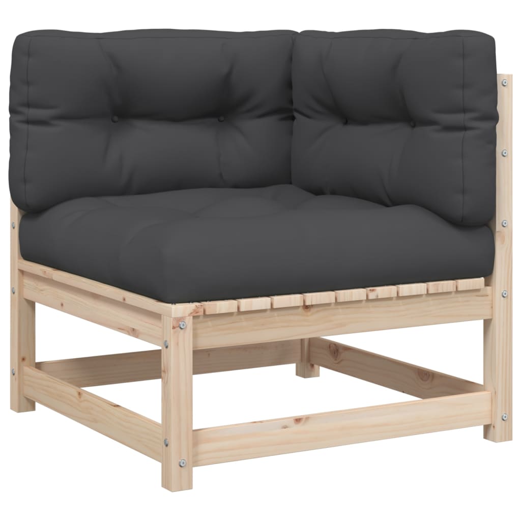 4-delige Loungeset met kussens massief grenenhout Tuinsets | Creëer jouw Trendy Thuis | Gratis bezorgd & Retour | Trendy.nl