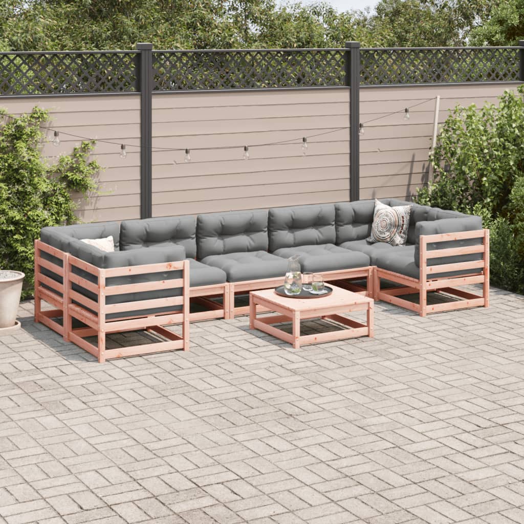 8-delige Loungeset massief douglas vurenhout Tuinsets | Creëer jouw Trendy Thuis | Gratis bezorgd & Retour | Trendy.nl