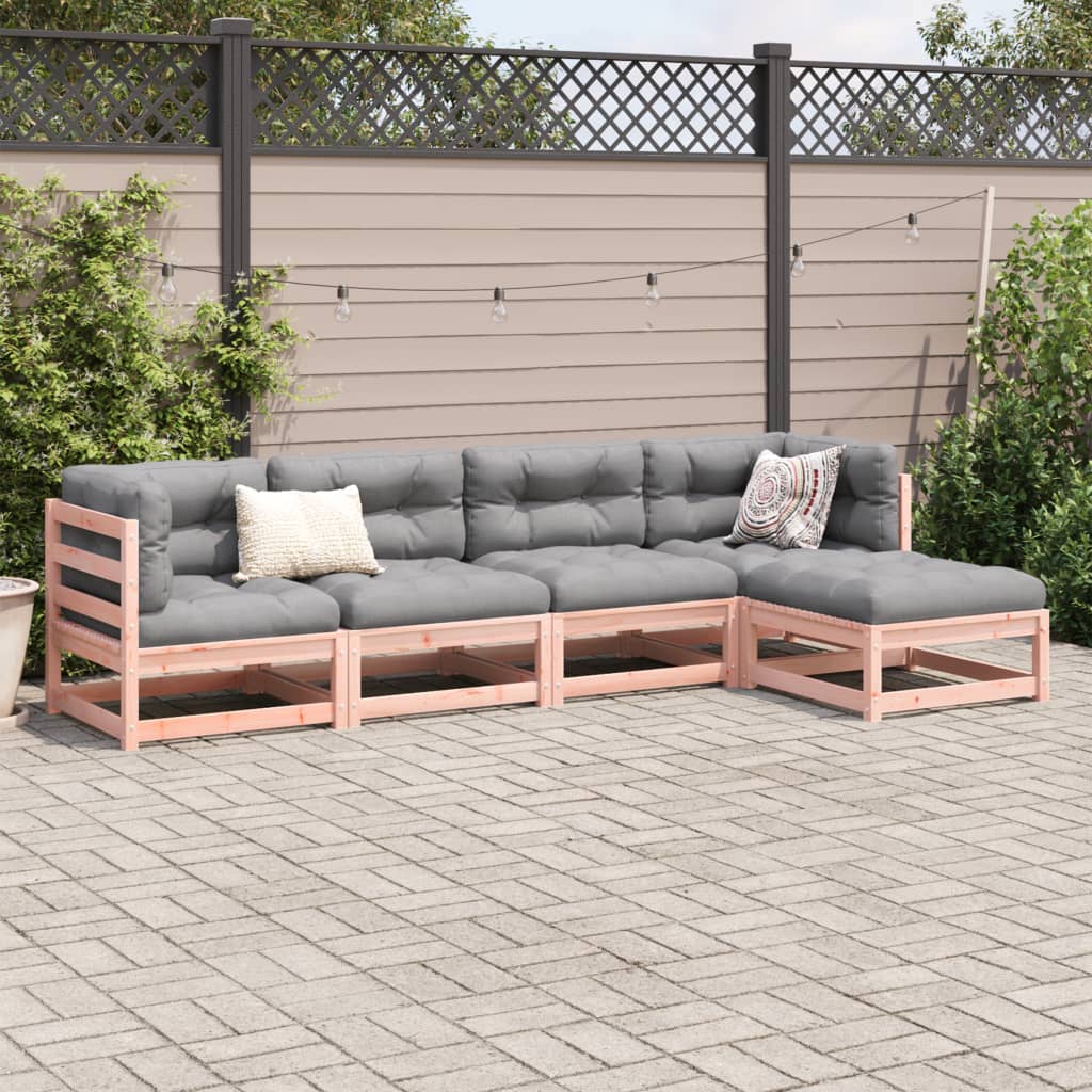 5-delige Loungeset massief douglas vurenhout Tuinsets | Creëer jouw Trendy Thuis | Gratis bezorgd & Retour | Trendy.nl