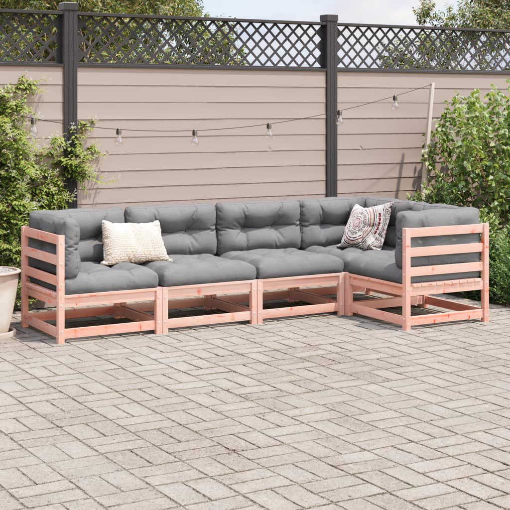 5-delige Loungeset massief douglas vurenhout Tuinsets | Creëer jouw Trendy Thuis | Gratis bezorgd & Retour | Trendy.nl