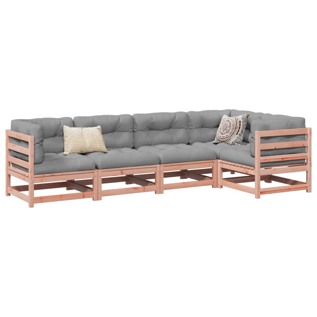 5-delige Loungeset massief douglas vurenhout Tuinsets | Creëer jouw Trendy Thuis | Gratis bezorgd & Retour | Trendy.nl