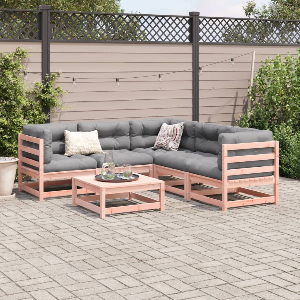 6-delige Loungeset massief douglas vurenhout Tuinsets | Creëer jouw Trendy Thuis | Gratis bezorgd & Retour | Trendy.nl