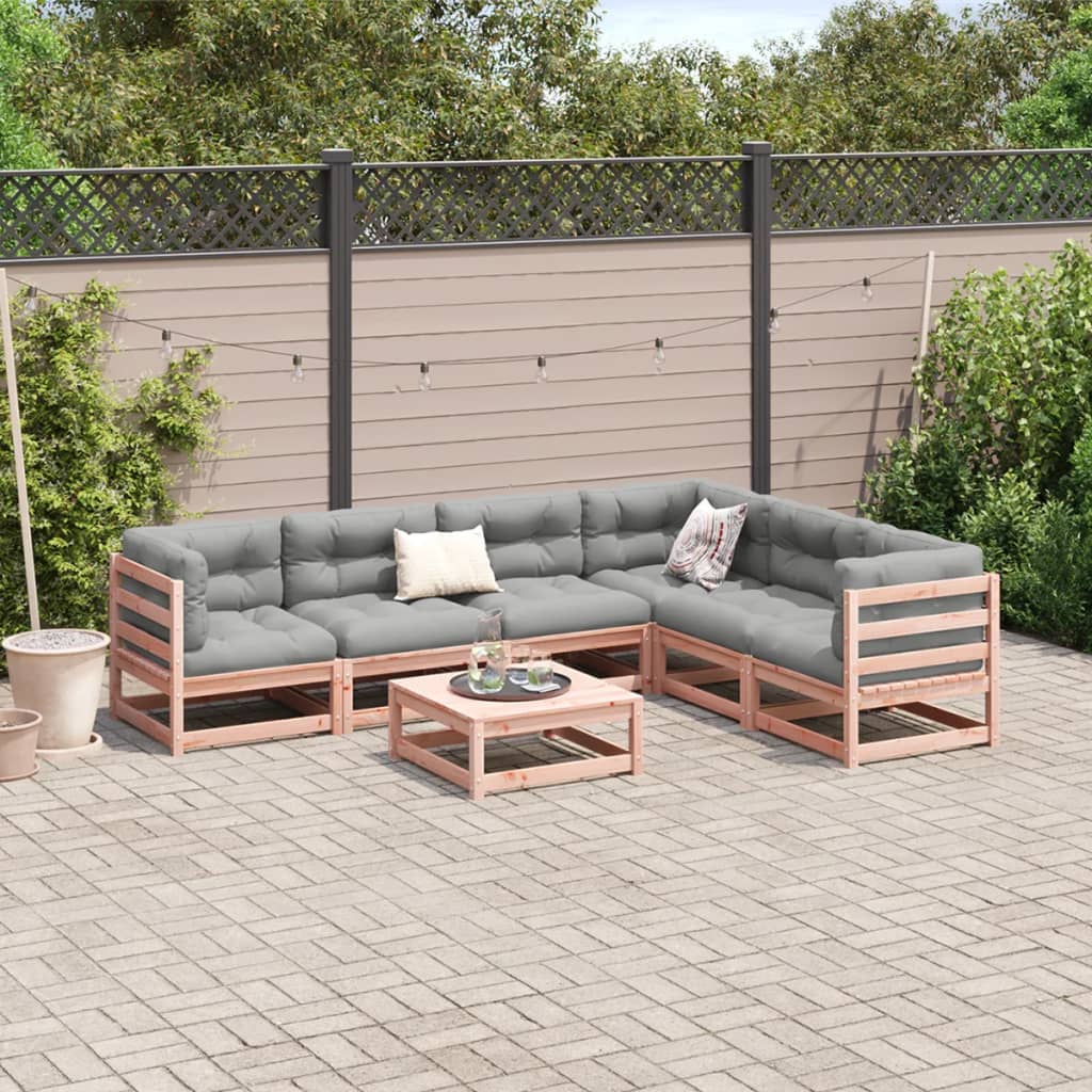 7-delige Loungeset massief douglas vurenhout Tuinsets | Creëer jouw Trendy Thuis | Gratis bezorgd & Retour | Trendy.nl