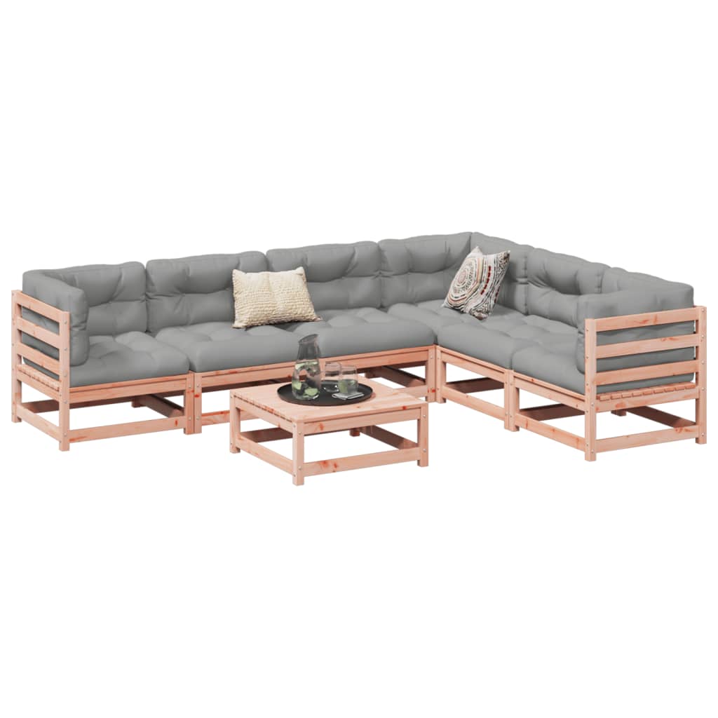 7-delige Loungeset massief douglas vurenhout Tuinsets | Creëer jouw Trendy Thuis | Gratis bezorgd & Retour | Trendy.nl