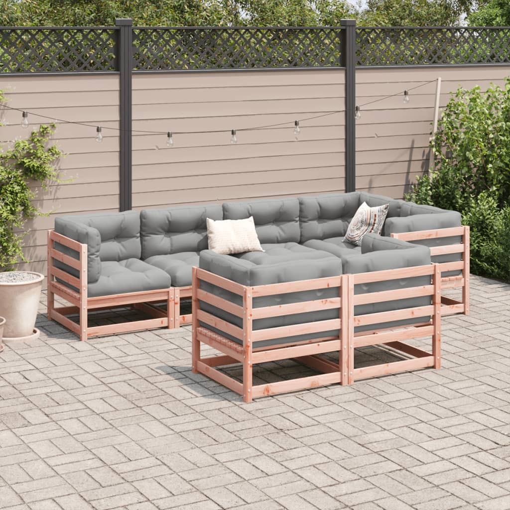 7-delige Loungeset massief douglas vurenhout Tuinsets | Creëer jouw Trendy Thuis | Gratis bezorgd & Retour | Trendy.nl