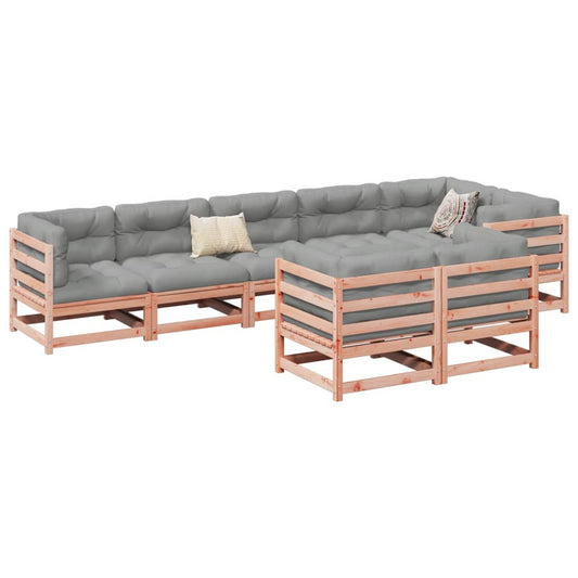 8-delige Loungeset massief douglas vurenhout Tuinsets | Creëer jouw Trendy Thuis | Gratis bezorgd & Retour | Trendy.nl