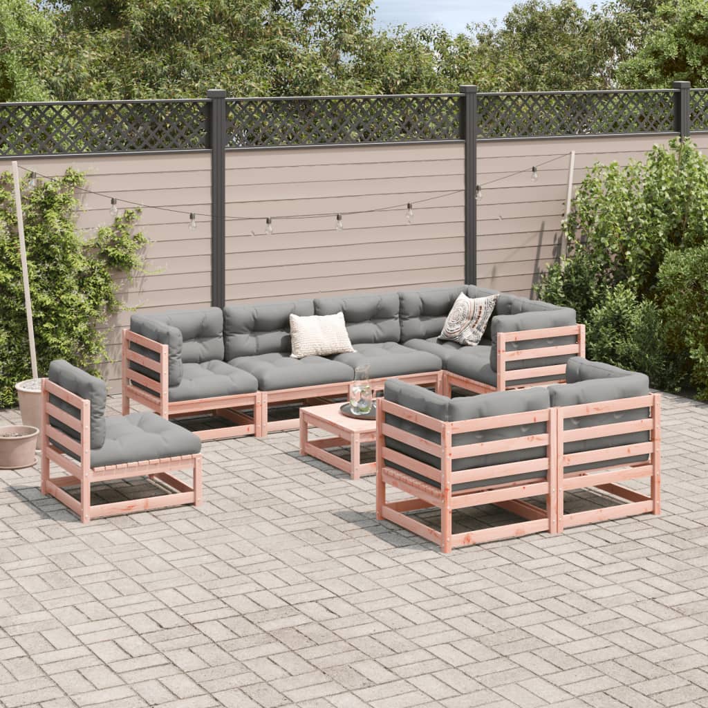 9-delige Loungeset massief douglas vurenhout Tuinsets | Creëer jouw Trendy Thuis | Gratis bezorgd & Retour | Trendy.nl