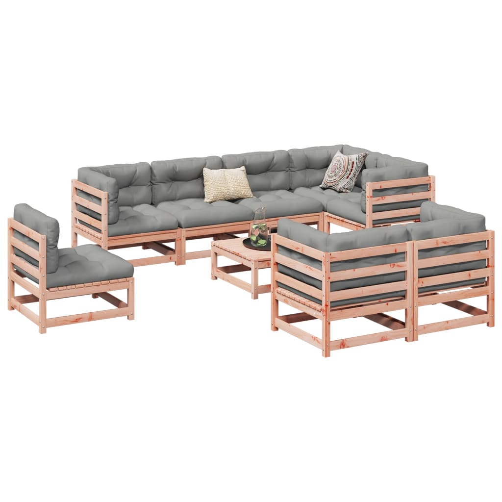 9-delige Loungeset massief douglas vurenhout Tuinsets | Creëer jouw Trendy Thuis | Gratis bezorgd & Retour | Trendy.nl