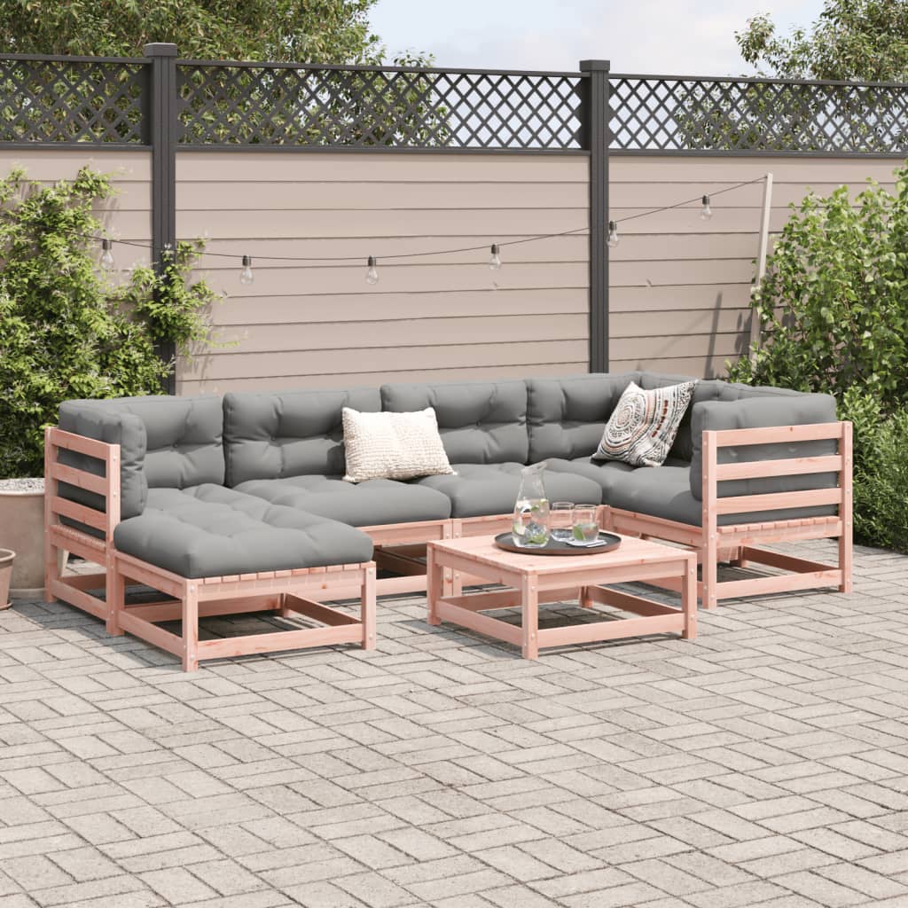 7-delige Loungeset massief douglas vurenhout Tuinsets | Creëer jouw Trendy Thuis | Gratis bezorgd & Retour | Trendy.nl