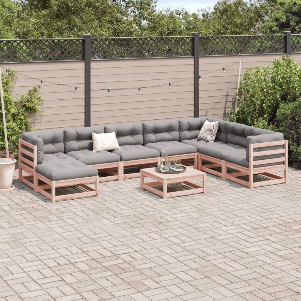 9-delige Loungeset massief douglas vurenhout Tuinsets | Creëer jouw Trendy Thuis | Gratis bezorgd & Retour | Trendy.nl