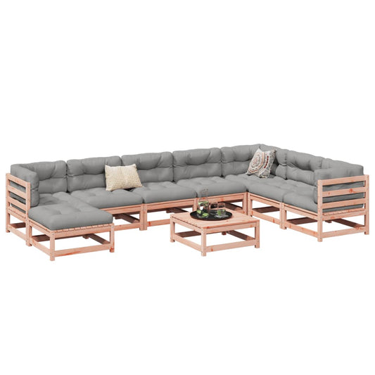 9-delige Loungeset massief douglas vurenhout Tuinsets | Creëer jouw Trendy Thuis | Gratis bezorgd & Retour | Trendy.nl