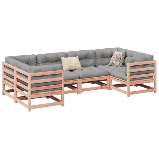 6-delige Loungeset massief douglas vurenhout Tuinsets | Creëer jouw Trendy Thuis | Gratis bezorgd & Retour | Trendy.nl