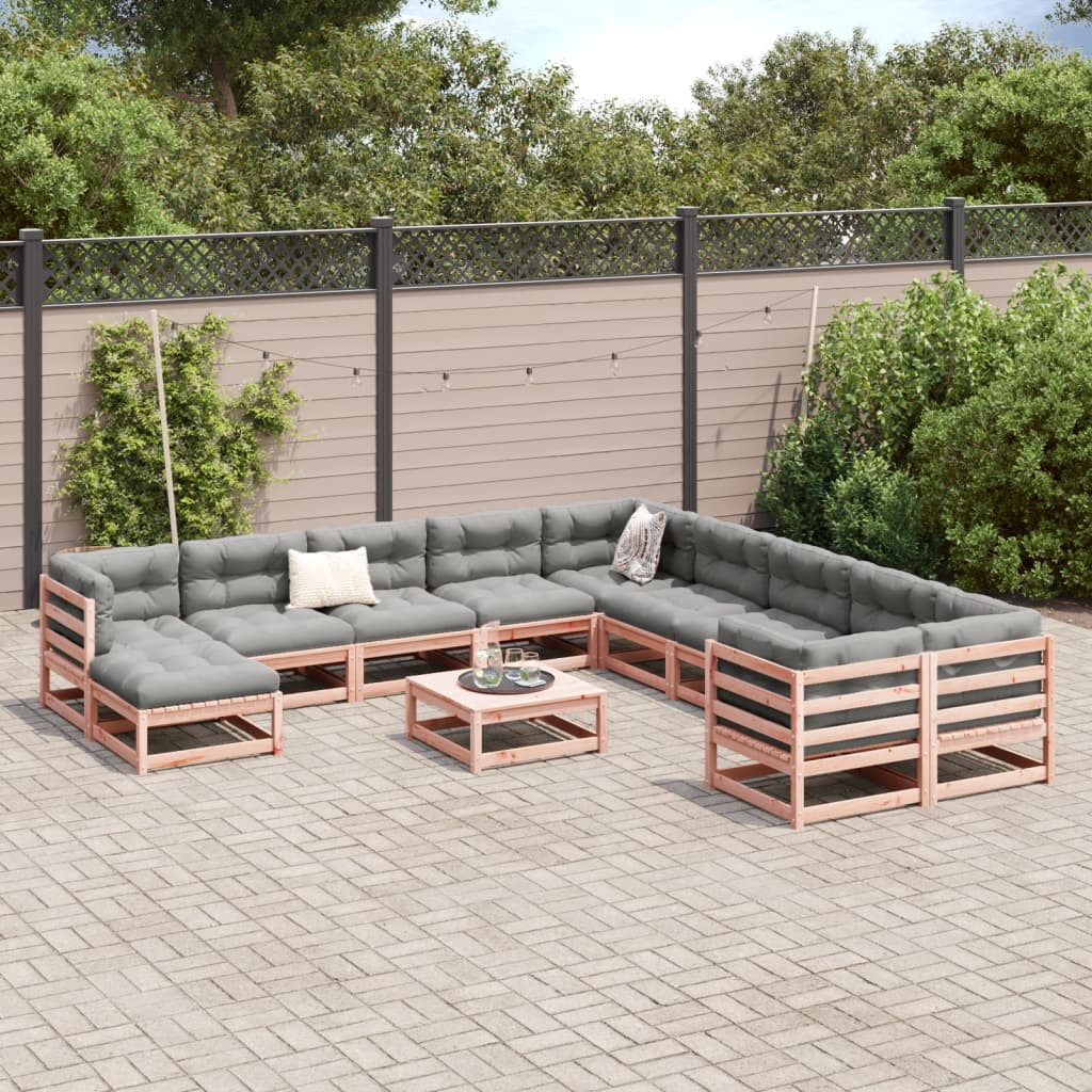 12-delige Loungeset massief douglas vurenhout Tuinsets | Creëer jouw Trendy Thuis | Gratis bezorgd & Retour | Trendy.nl