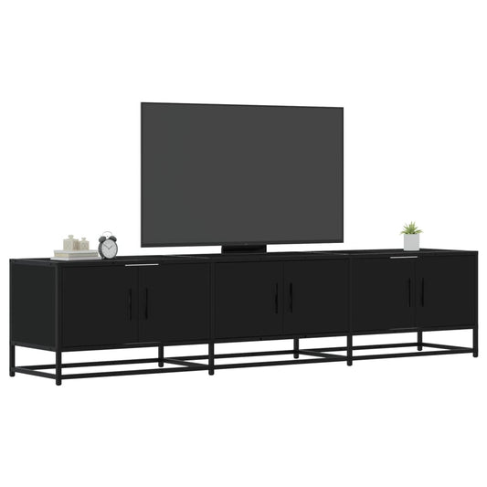 Tv-meubel 180x35x41 cm bewerkt hout zwart Tv-meubels | Creëer jouw Trendy Thuis | Gratis bezorgd & Retour | Trendy.nl