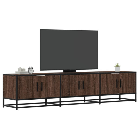 Tv-meubel 180x35x41 cm bewerkt hout bruin eikenkleurig Tv-meubels | Creëer jouw Trendy Thuis | Gratis bezorgd & Retour | Trendy.nl