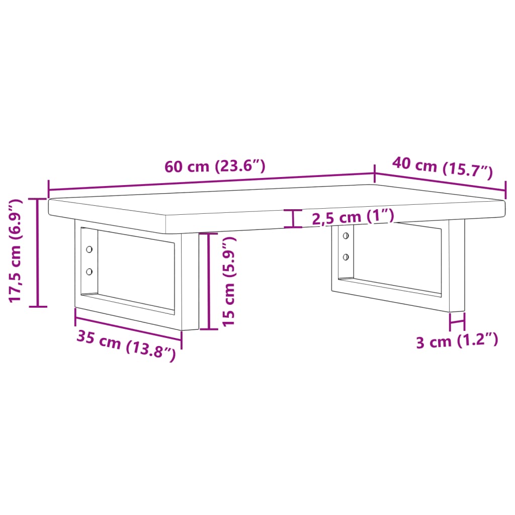 Badkamer wandschap staal en massief eikenhout Badkamerkaptafels | Creëer jouw Trendy Thuis | Gratis bezorgd & Retour | Trendy.nl