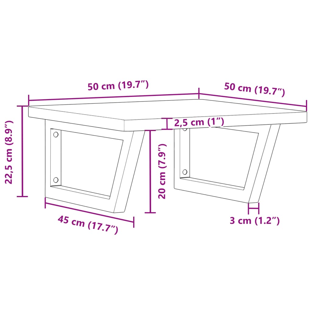 Badkamer wandschap staal en massief beukenhout Badkamerkaptafels | Creëer jouw Trendy Thuis | Gratis bezorgd & Retour | Trendy.nl