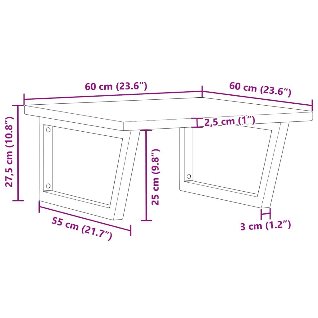 Badkamer wandschap staal en massief eikenhout Badkamerkaptafels | Creëer jouw Trendy Thuis | Gratis bezorgd & Retour | Trendy.nl