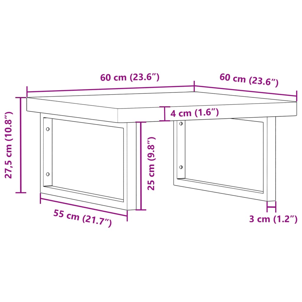 Badkamer wandschap staal en massief beukenhout Badkamerkaptafels | Creëer jouw Trendy Thuis | Gratis bezorgd & Retour | Trendy.nl